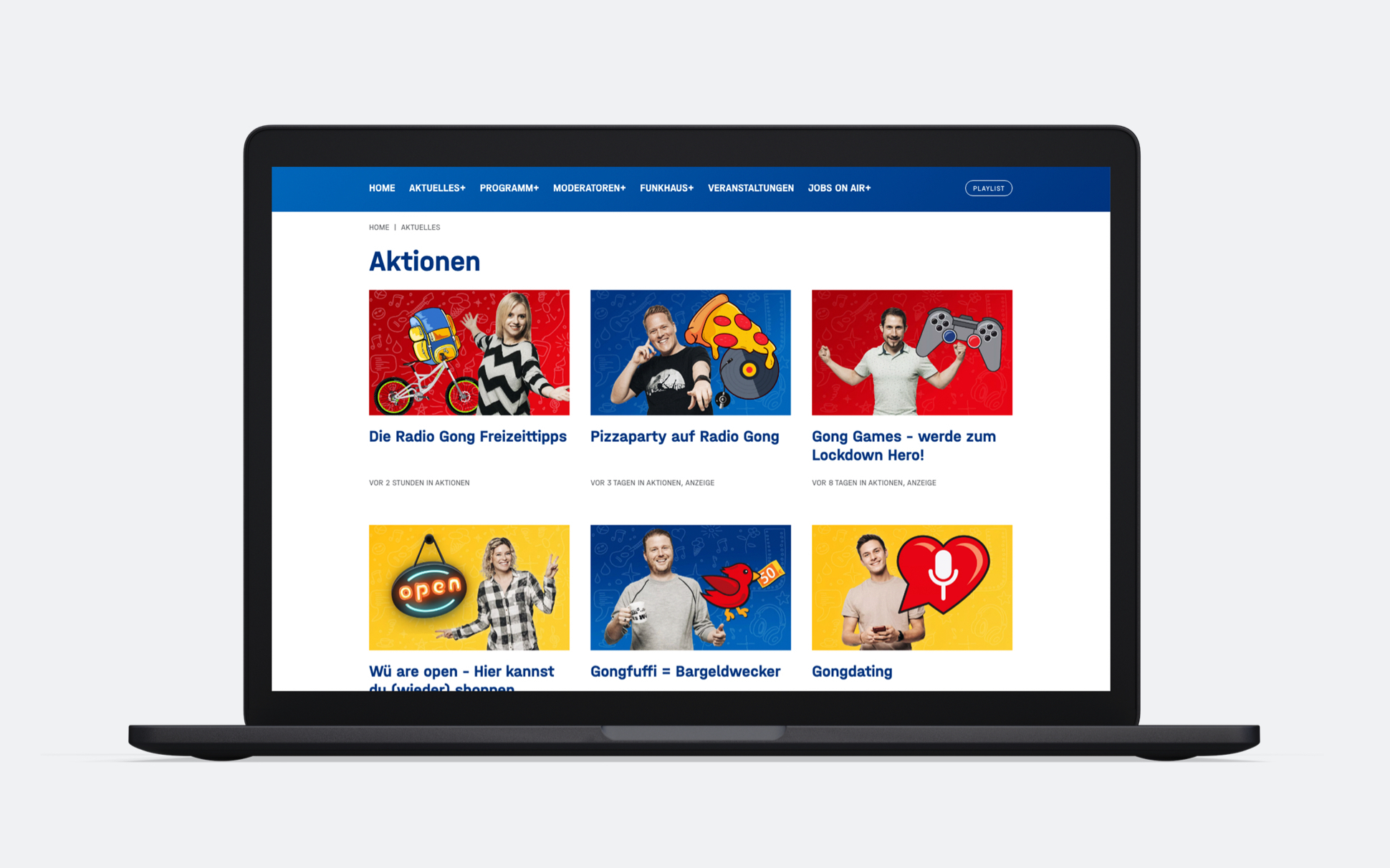 Radio gong wuerzburg website relaunch aktionen Die Radio Gong Aktionsseite