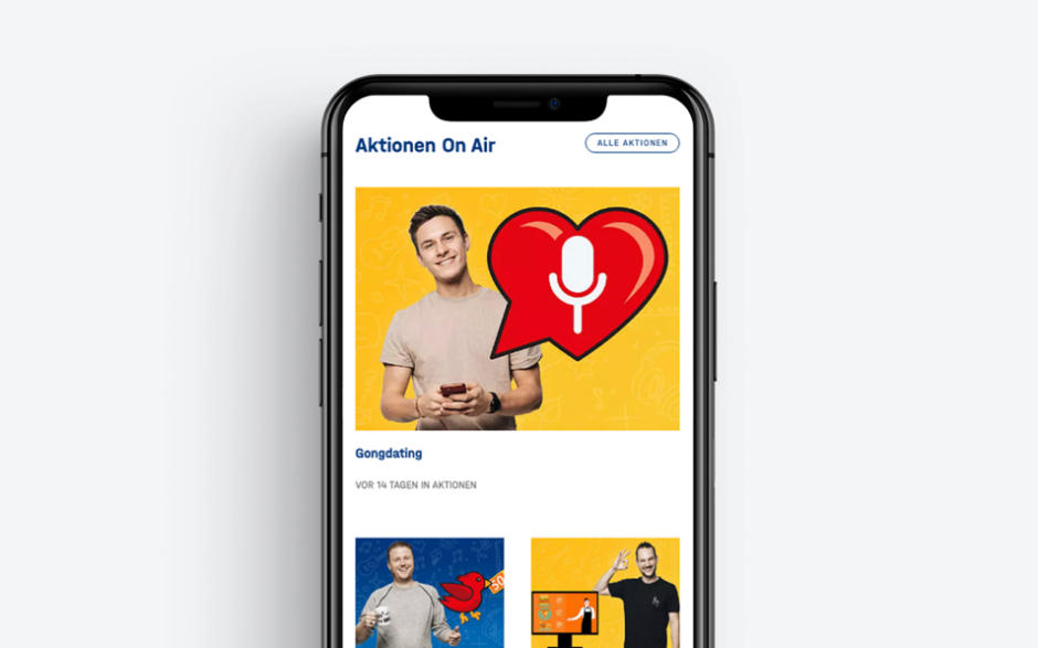 Radio gong wuerzburg website relaunch aktionen mobile Radio Gong Aktionen On Air